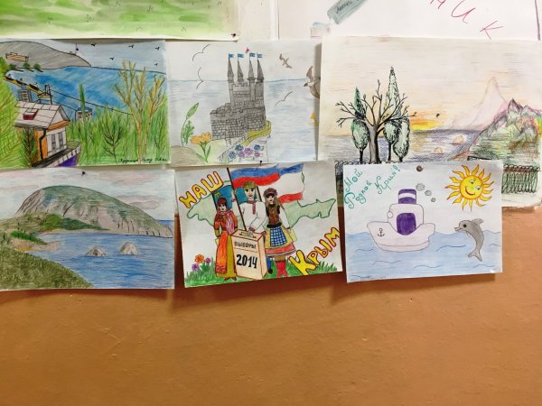 Рисунок на тему Крым и Россия