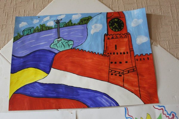 Рисунок на тему Россия