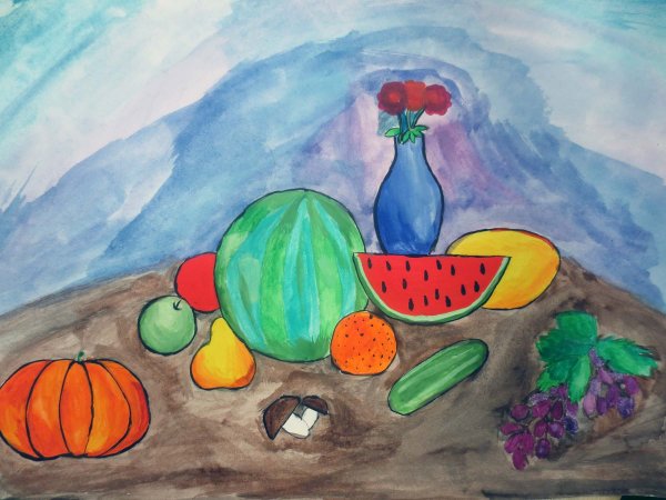 Рисование урожай