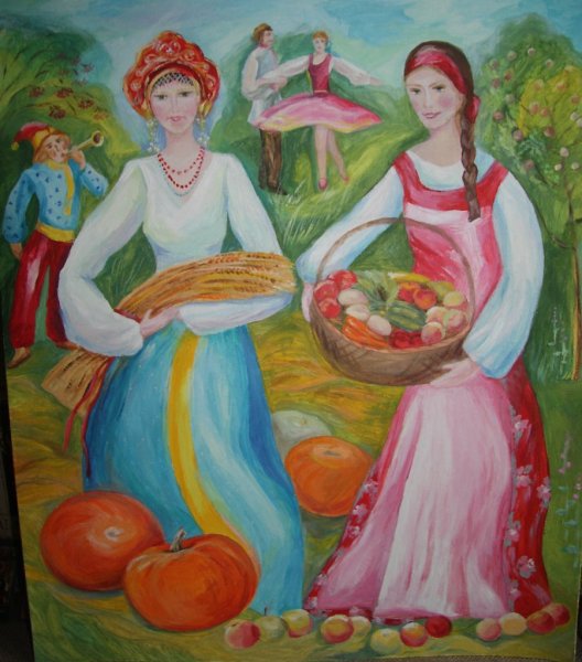 Праздник урожая рисунок