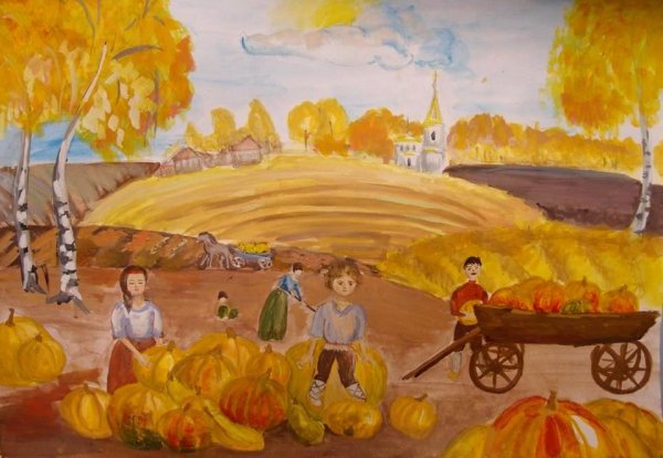 Праздник урожая в нашем селе