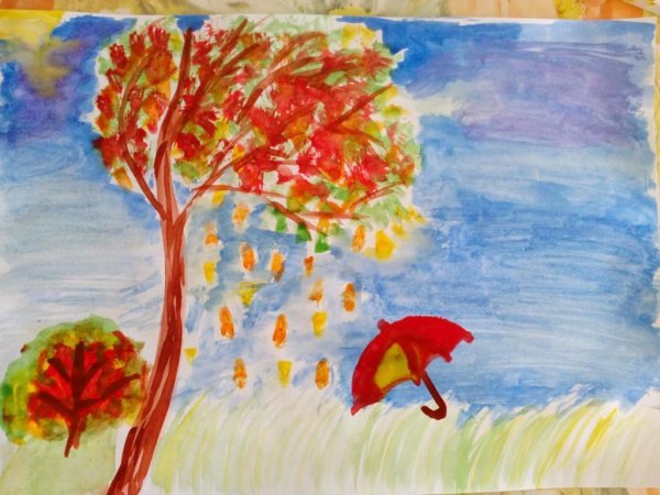 Конкурс рисунков осенняя пора