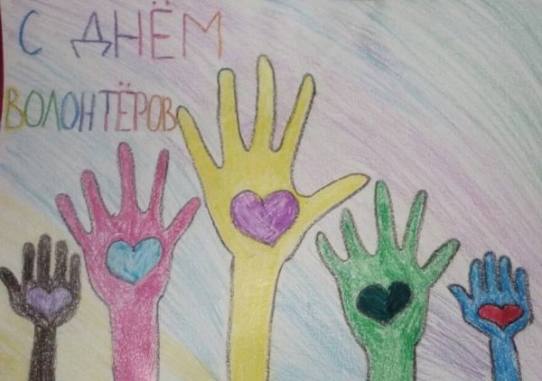 День добровольца рисунки