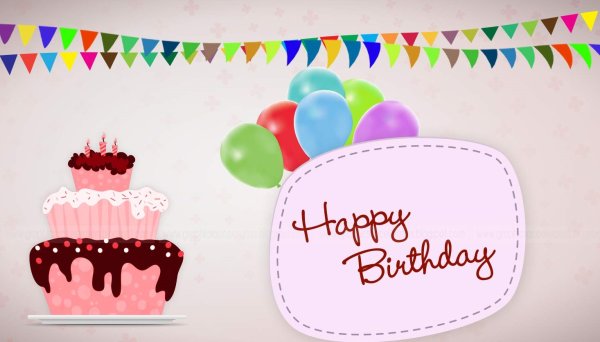 Торт с днем рождения!