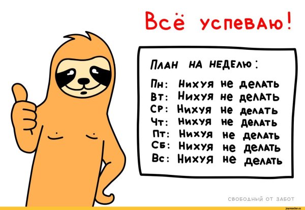 Смешные планы на день