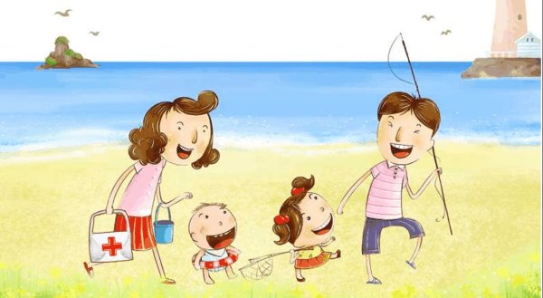 Моя семья на отдыхе