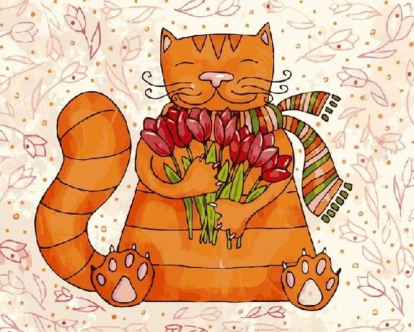 Кот Саймон с днем рождения