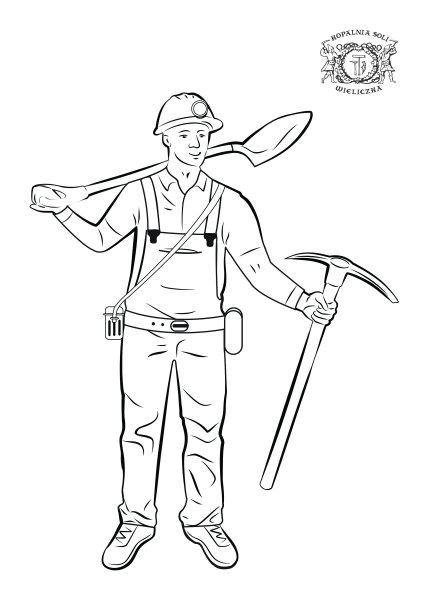 Рисунок Шахтера для детей