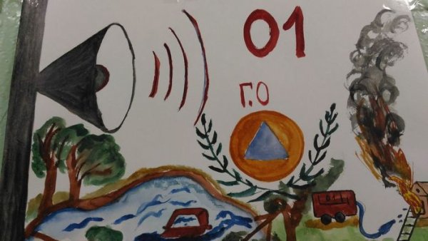 Рисунок на тему Гражданская оборона