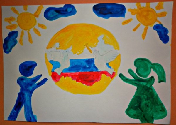 День народного единства рисунок детский