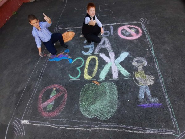 Тема для конкурса рисунков на асфальте