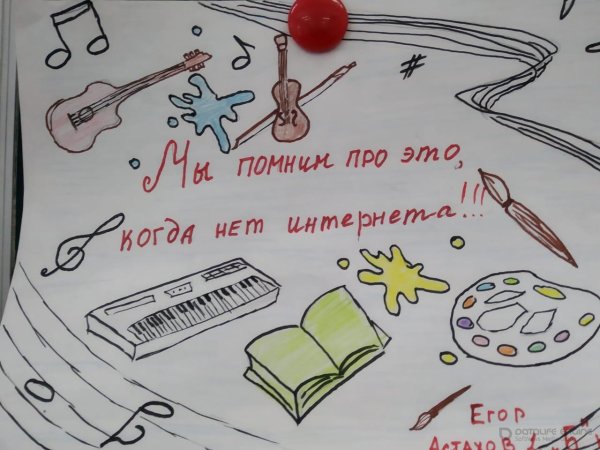 Плакат день без интернета