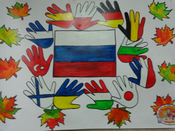 Рисование на тему день единства