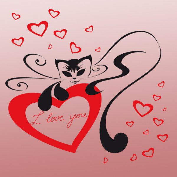 Рисунок на день влюбленных