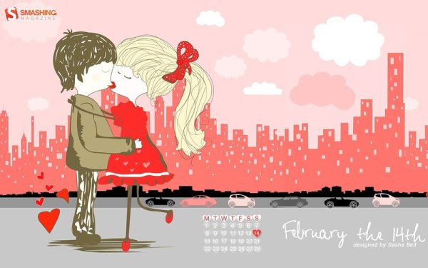 День влюбленных иллюстрация