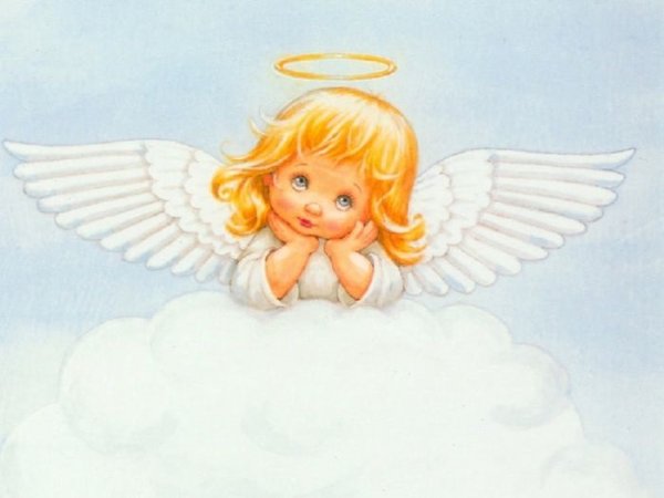 Ангелочек с крылышками