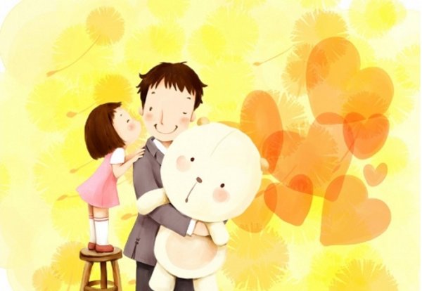 День отца иллюстрации