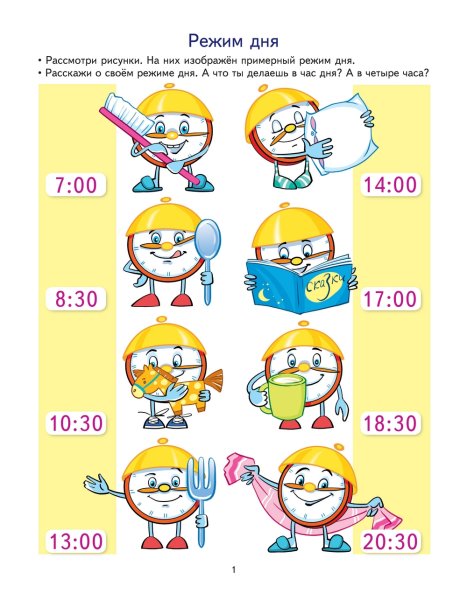 Режим дня школьника