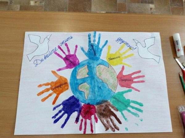 Рисование на тему толерантность