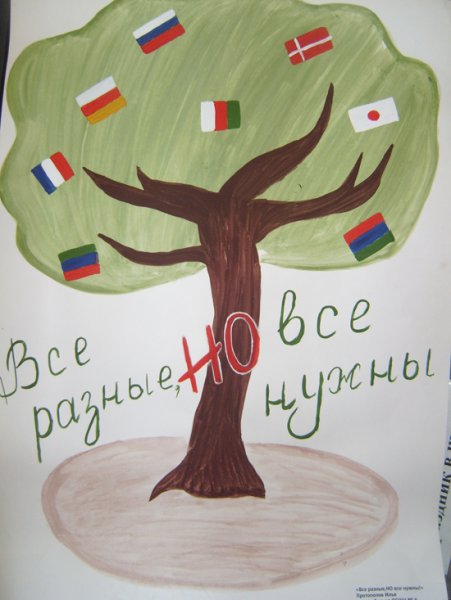 Рисунок ко Дню толерантности