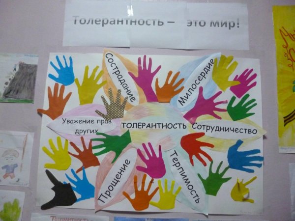Рисунок на тему толерантность