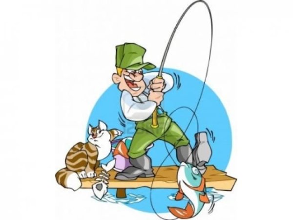 Мультяшные рыбаки