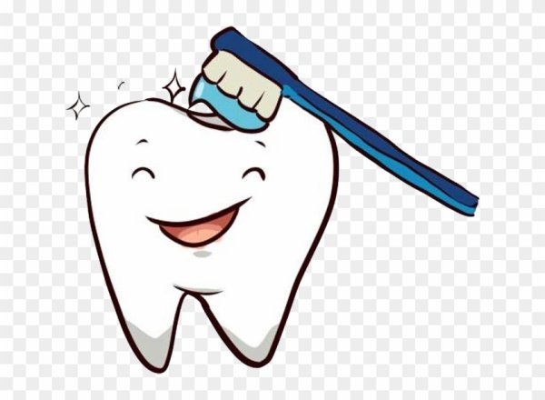 Улыбающийся зубик