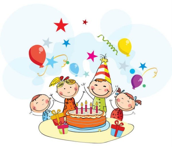 Детский праздник рисунок