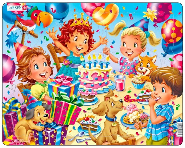 Пазл Larsen "день рождения", 20 деталей us40