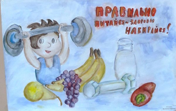 Плакат за здоровое питание