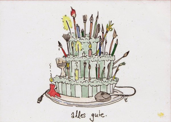 С днём рождения художнику