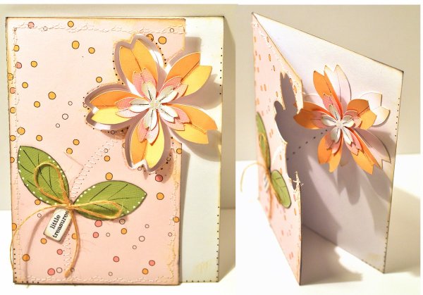 Красивые объемные открытки