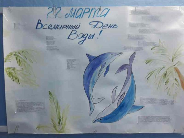 Всемирный день воды плакаты