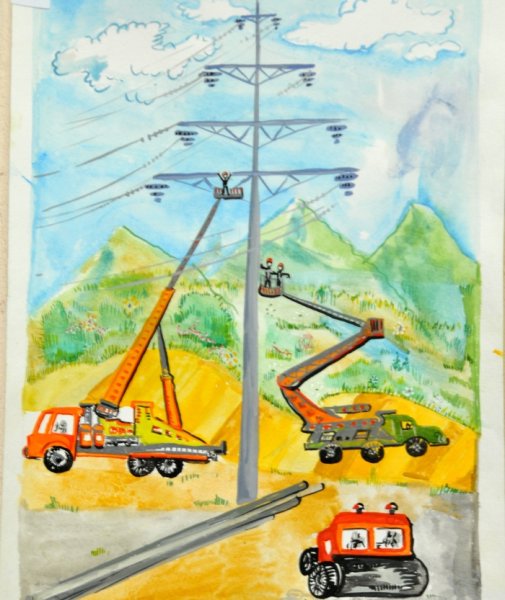 Рисунки на тему Энергетика глазами детей