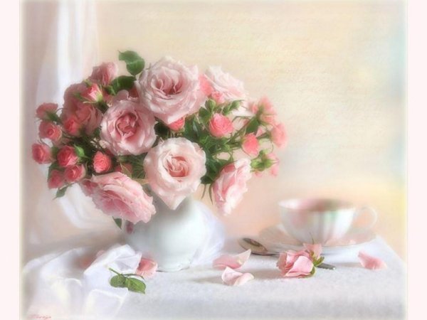 С днём рождения нежные открытки