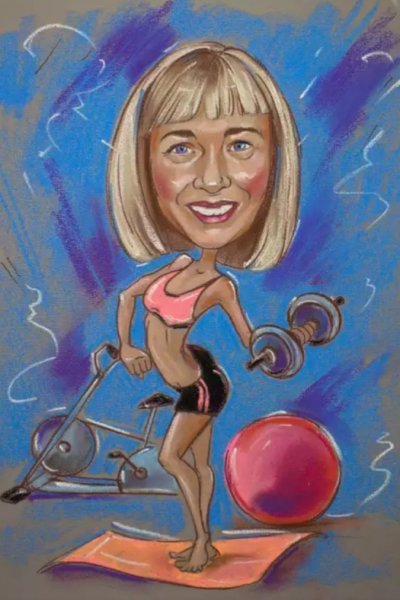 Веселые шаржи на женщин