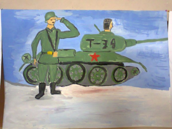 Рисунки на военную тему