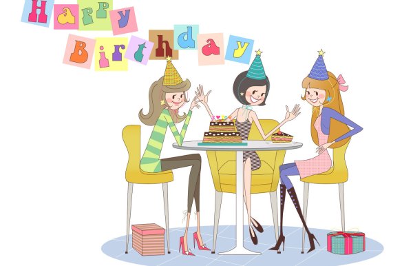 Стильные открытки с днем рождения