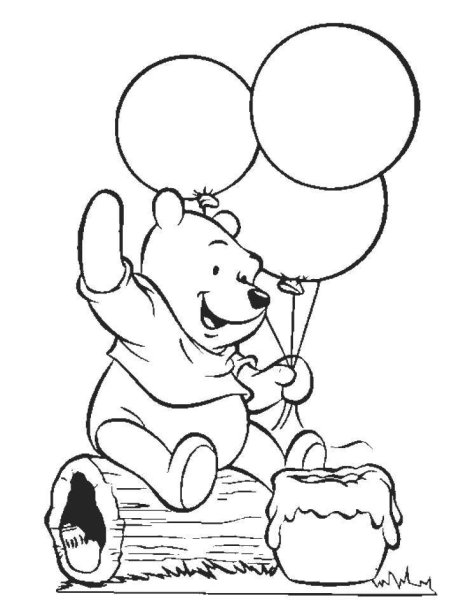 Раскраски детские с днем рождения