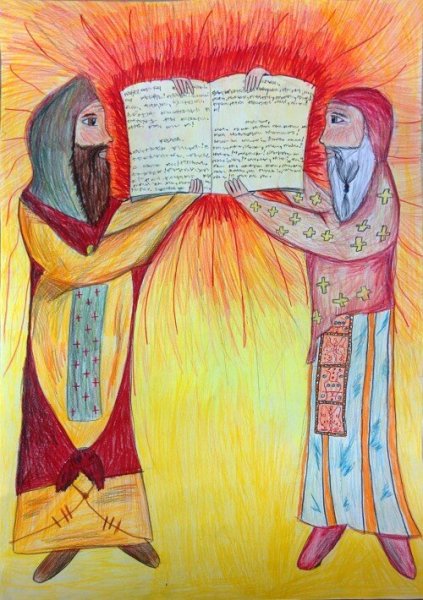 Славянская письменность рисунки