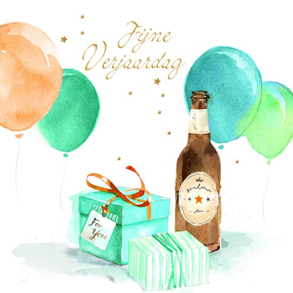 Акварельные открытки мужчине