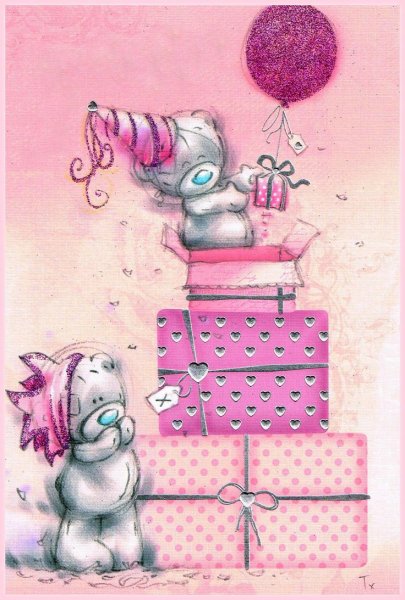 Мишка Тедди с днем рождения