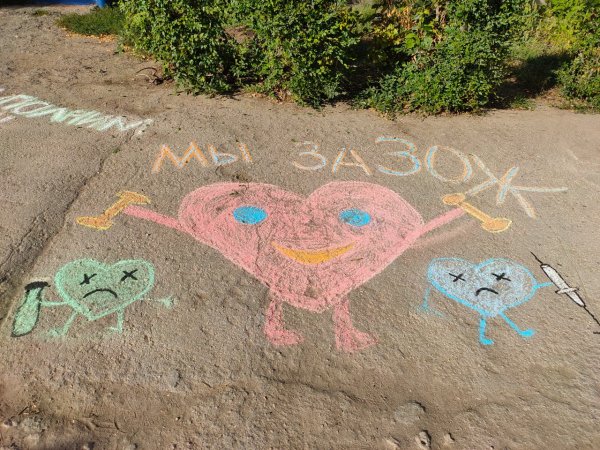 Тема для конкурса рисунков на асфальте