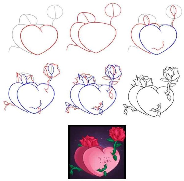 Легкие рисунки на день рождения