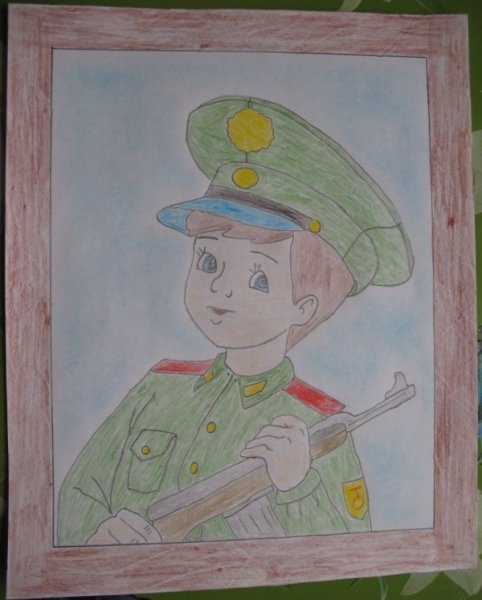 Рисунок на 23 февраля