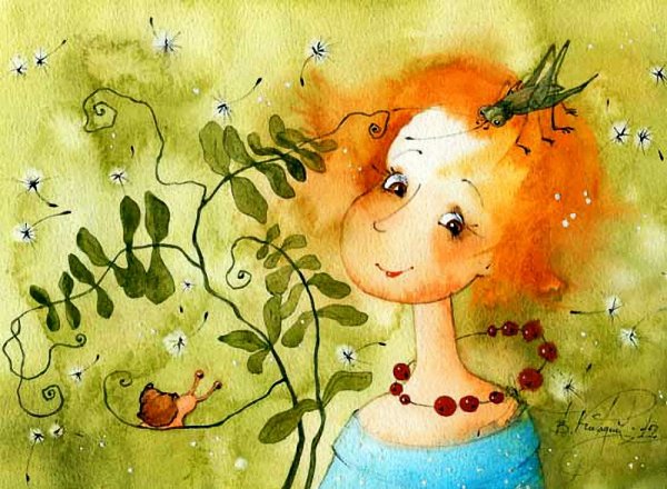 Акварели Виктории Кирдий