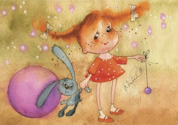 Виктория Кирдий Акварельные иллюстрации