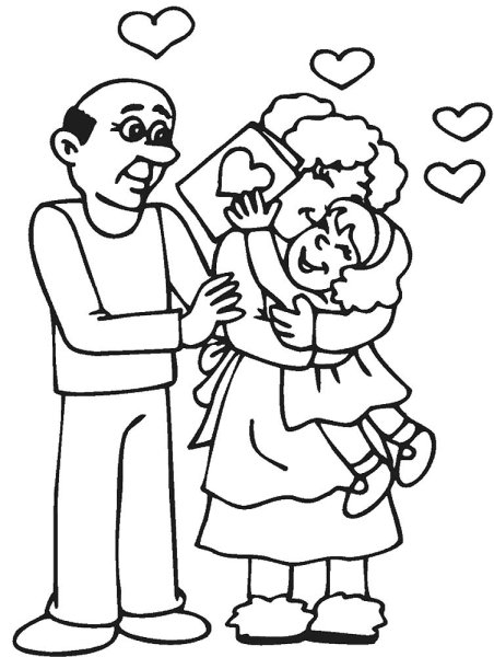 Раскраскадендушка и бабушка