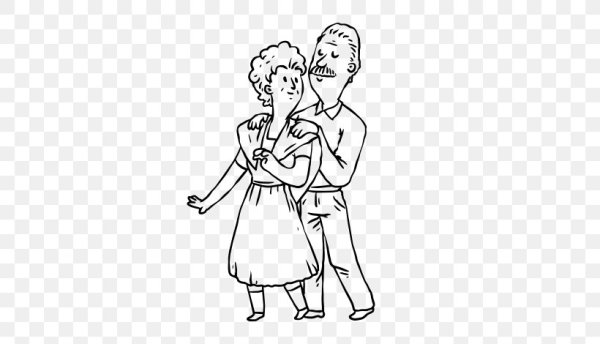 Рисунок на годовщину свадьбы бабушке и дедушке