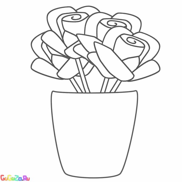 Подарок бабушке на день рождения раскраска